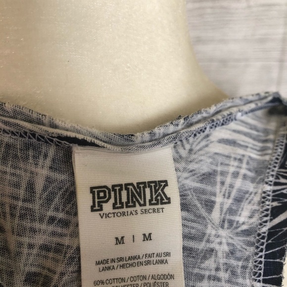 Victoria’s Secret Pink Palm Print Tank Top - Picture 4 of 4